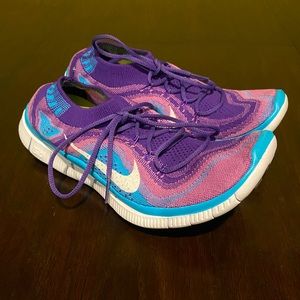 Nike Free Flyknit 5.0 Atomic Purple. Sz 9